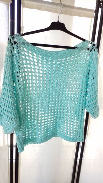 Jolie gilet bleu  très bon état