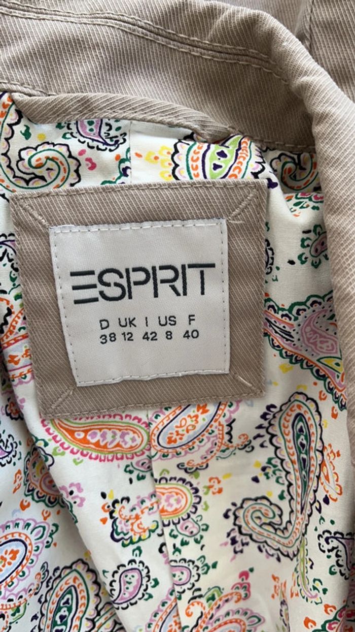Veste blazer beige Esprit M - photo numéro 5