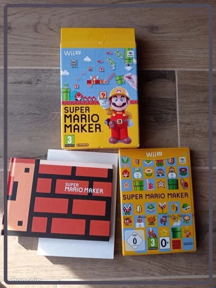 Jeu Wii U super Mario maker neuf - photo numéro 3