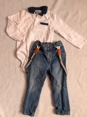 Ensemble jean + body 24 mois