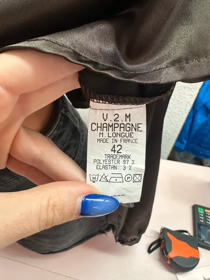 Blouse marron satiné taille 42 Mado et les Autres - photo numéro 4