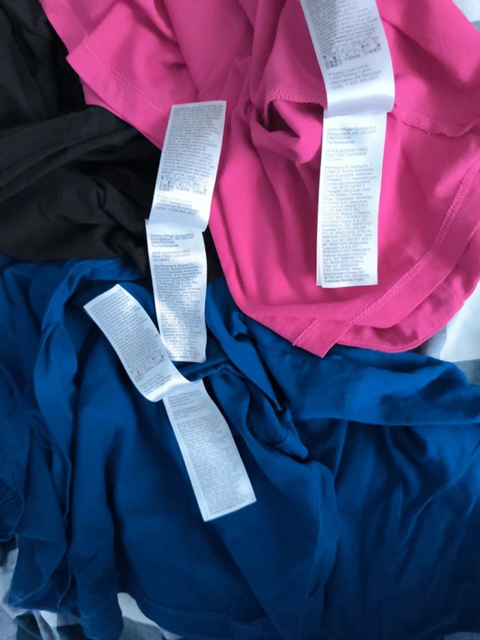Lot de 3 t-shirts femme Tommy Hilfiger - Taille L - photo numéro 13