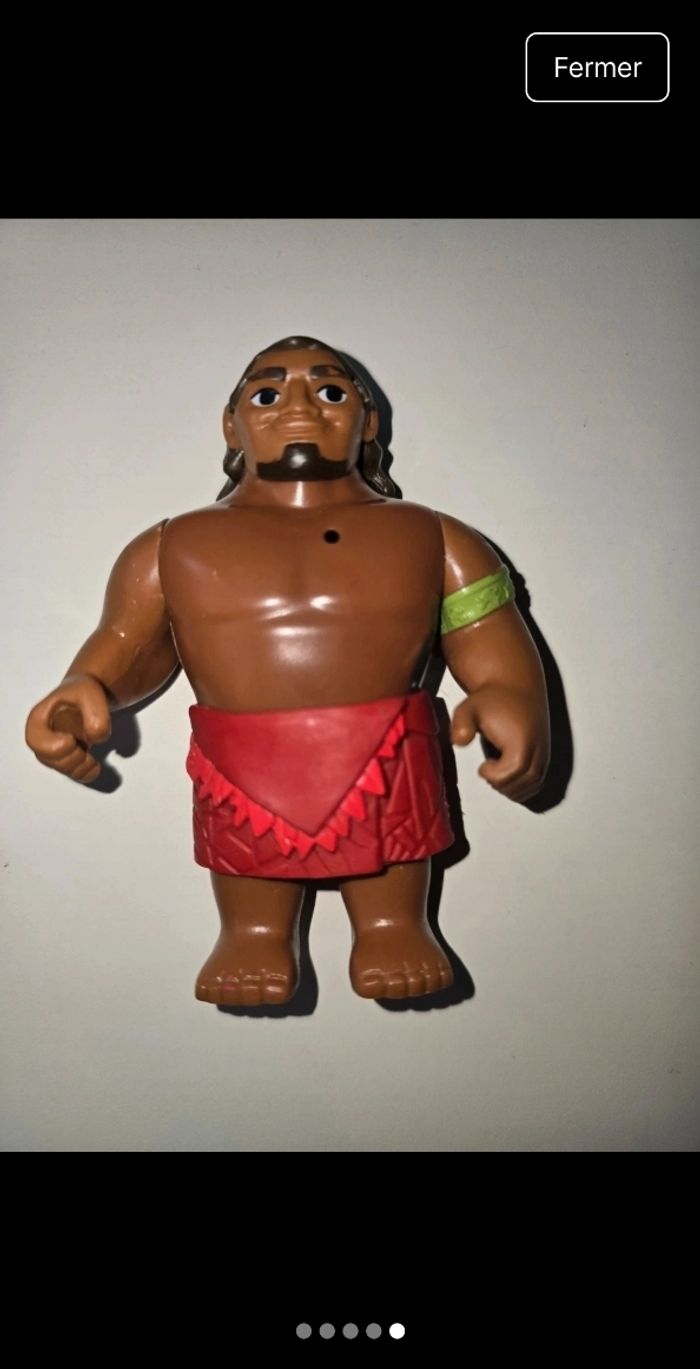 Lot de 4 figurines Vaiana disney Bandai - photo numéro 5