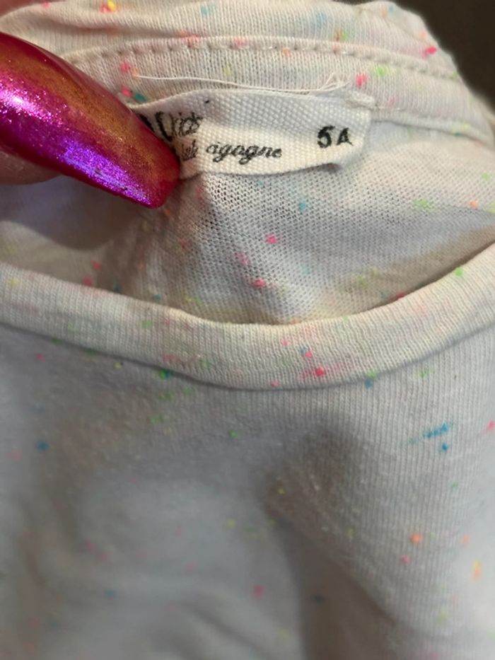 T-shirt manches courtes taille 5 ans - photo numéro 5