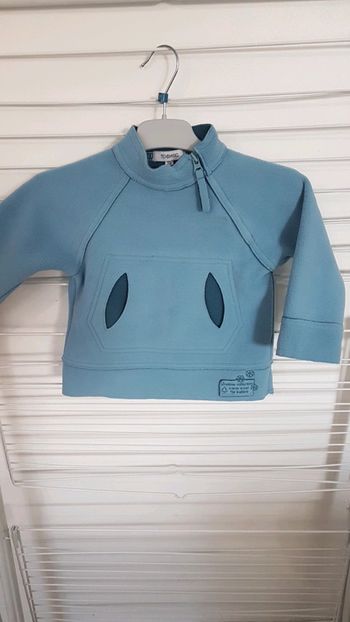 Polaire poche kangourou 18 mois