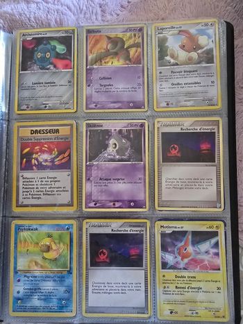 Cartes Pokemons vendues ensemble (sans le classeur), ou si possible à l'unité
