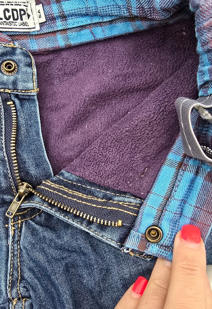 Pantalon jeans doublé 5 ans garcon LCDP - photo numéro 4