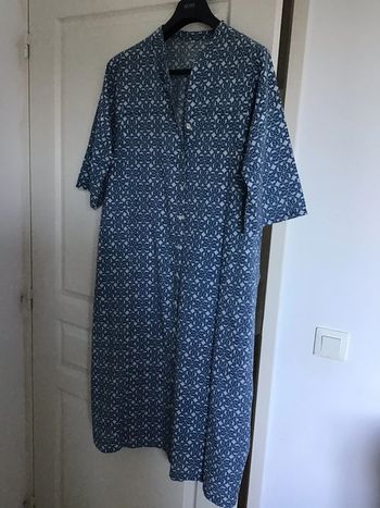Jolie robe longue facile à portée taille L/XL pur coton