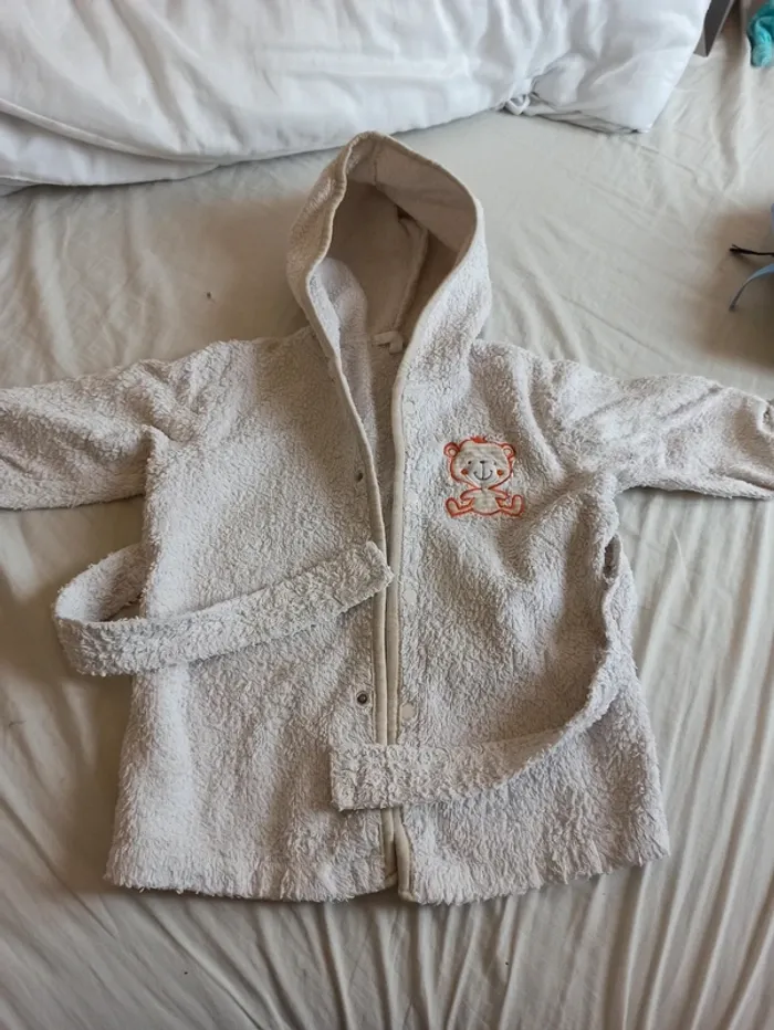 Peignoir de bain bébé 12 mois