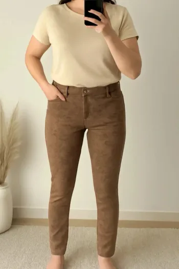 Pantalon / Jeans Marron - taille 38