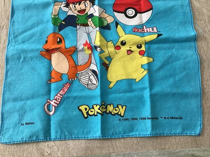 VINTAGE NINTENDO POKEMON Mouchoirs - photo numéro 2