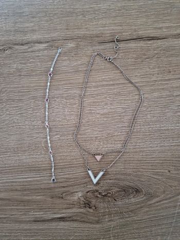Lot collier + bracelet