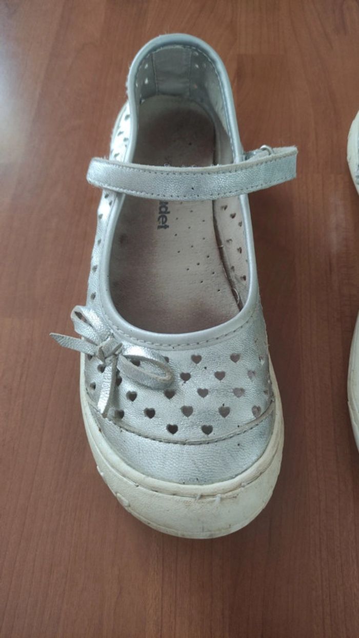 Ballerines ajourées grises Verbaudet pointure 34 - photo numéro 2