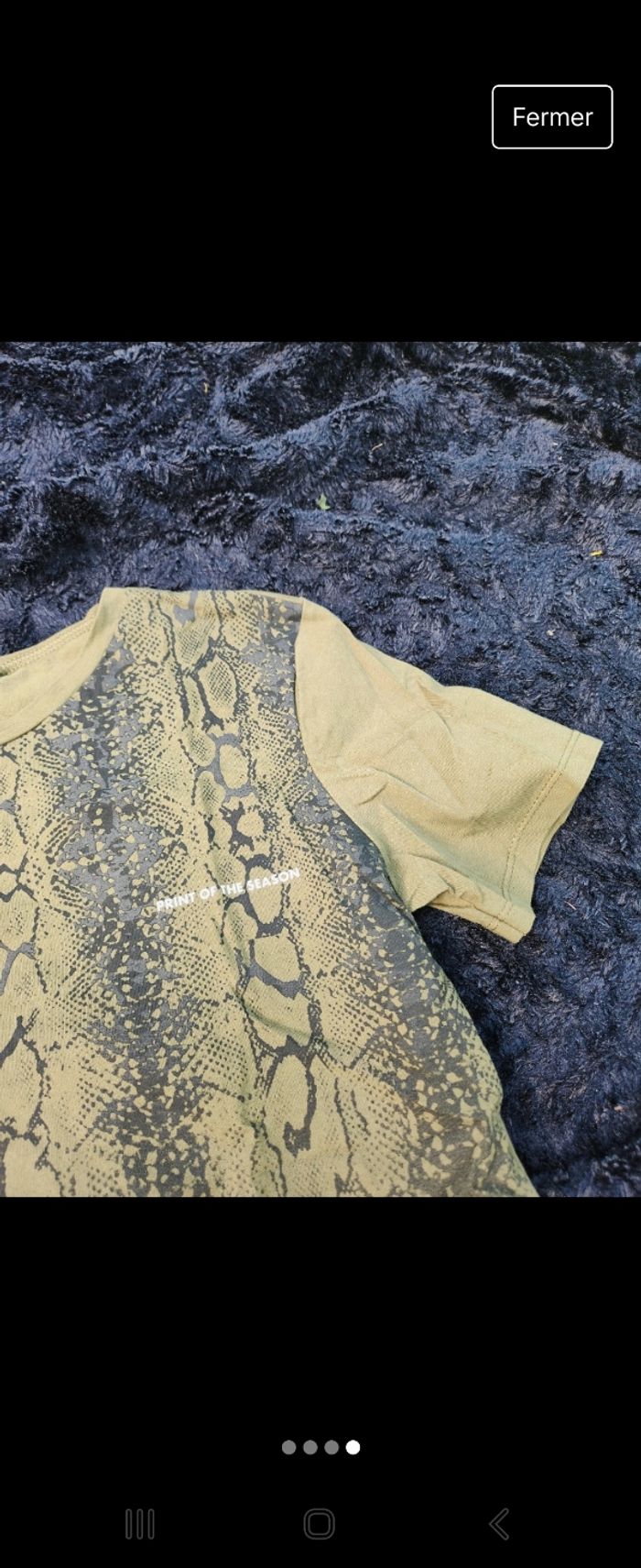 T shirt Kaki Zara - photo numéro 4