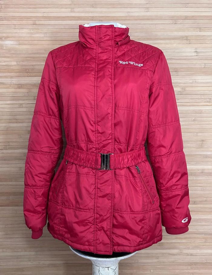 Veste rouge NHL red wings de détroit avec ceinture