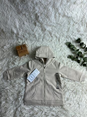 Gilet zippe beige orchestra taille 9 mois