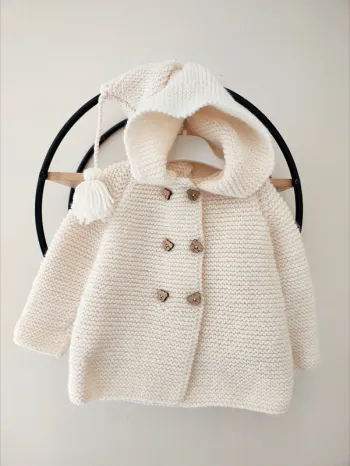 18 mois gilet manteau maille chaud fait par un créateur