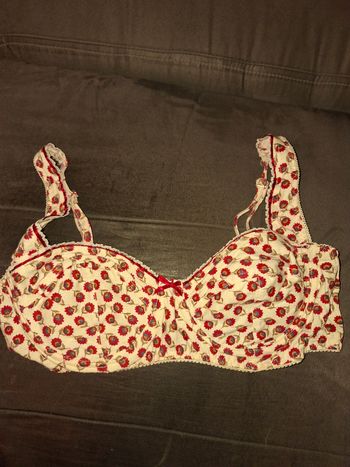 ​Soutien-gorge VALÈGE en coton - Imprimé fleuri - Taille 90B - Très bon état