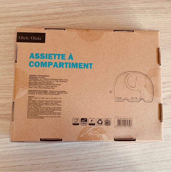 Assiette silicone bébé OleleOlala - photo numéro 3