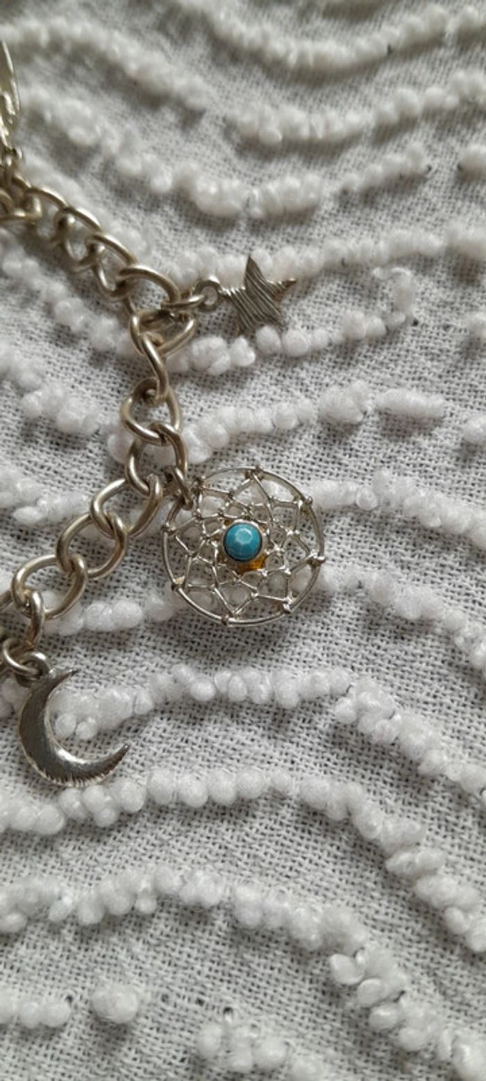 Bracelet chouette humour plume lune - photo numéro 4