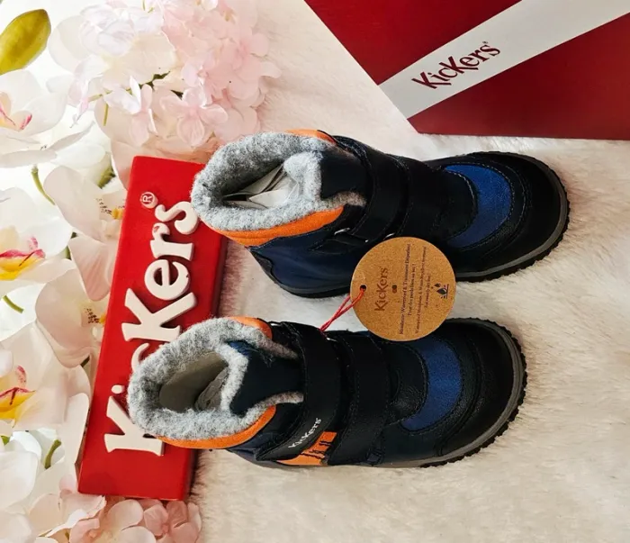 Bottes Bottines Scratch Fourrées Waterproof Kickers T25 - photo numéro 3