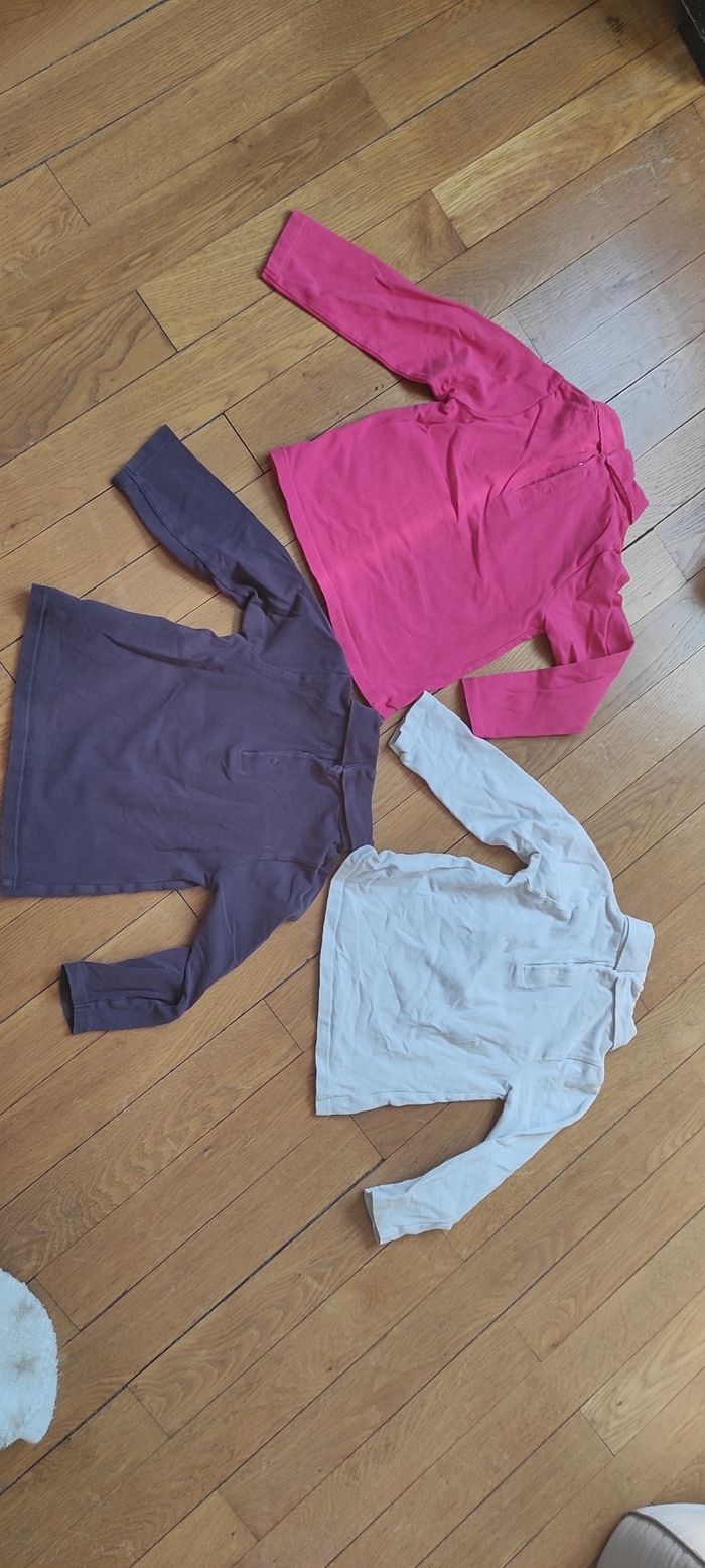 Lot de 3 tee shirt col roulé obaibi 24 mois 86cm - photo numéro 2
