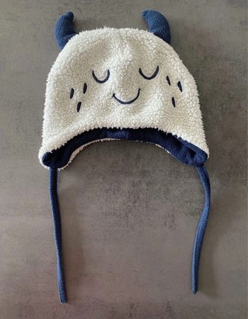 Bonnet blanc petit diable 18/24 mois DPAM