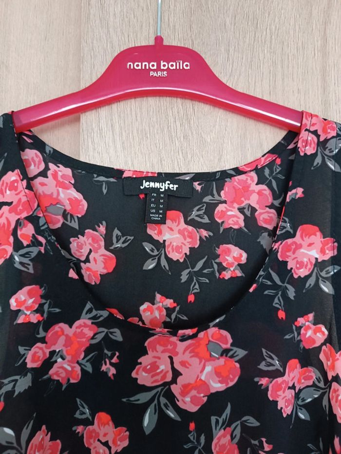 Débardeur fleurie femme taille M - photo numéro 2