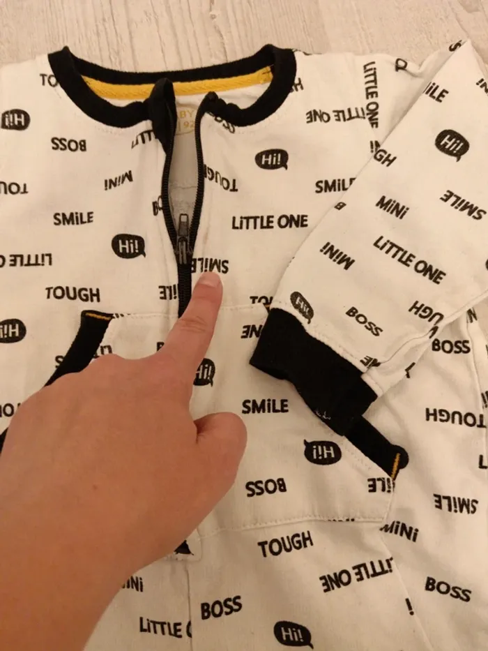 Combi pyjama sans pied 86/92cm - photo numéro 4
