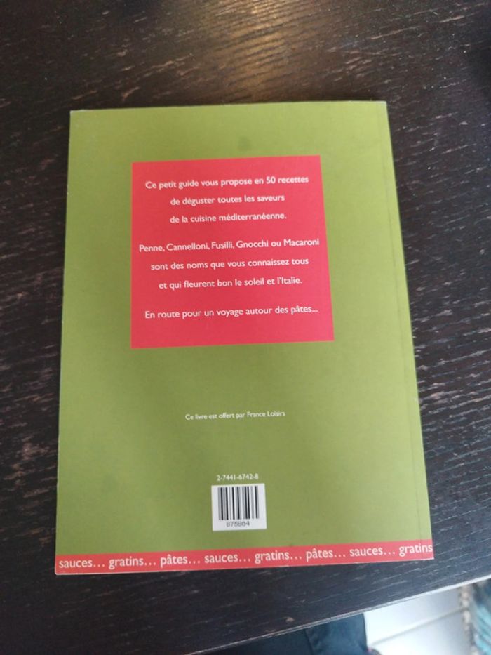 Livre de recettes "les 50 meilleures recettes de pâtes" - photo numéro 2