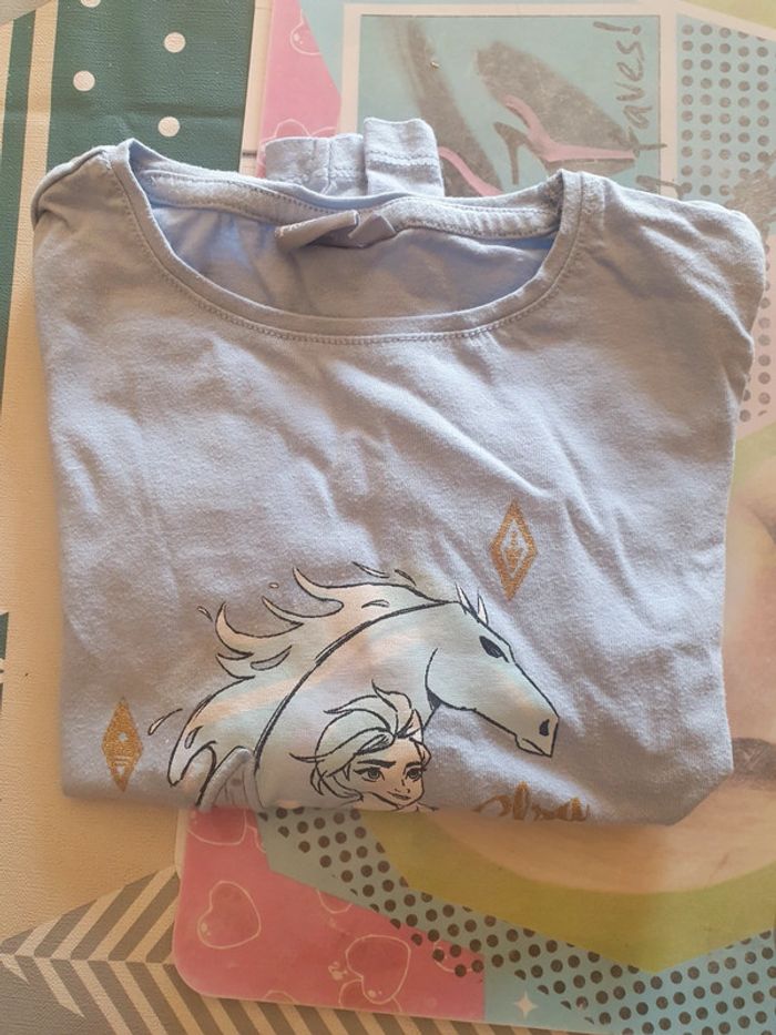 2 tee-shirt manche longue 5 ans - photo numéro 2