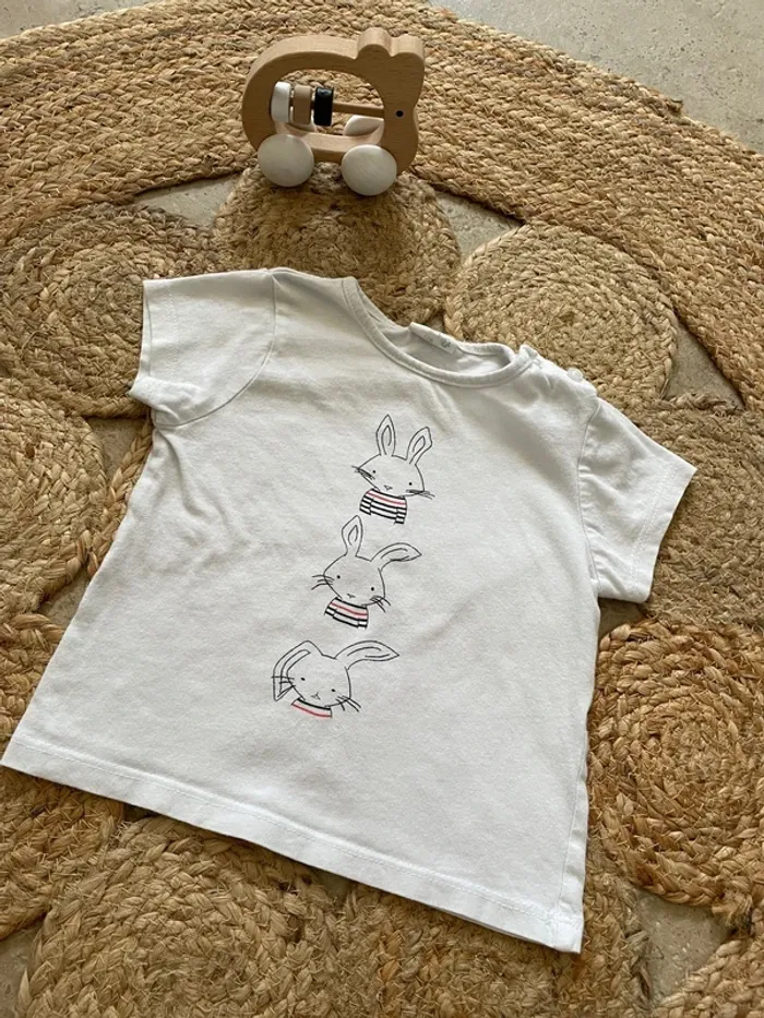 T-shirt manches courtes 12 mois