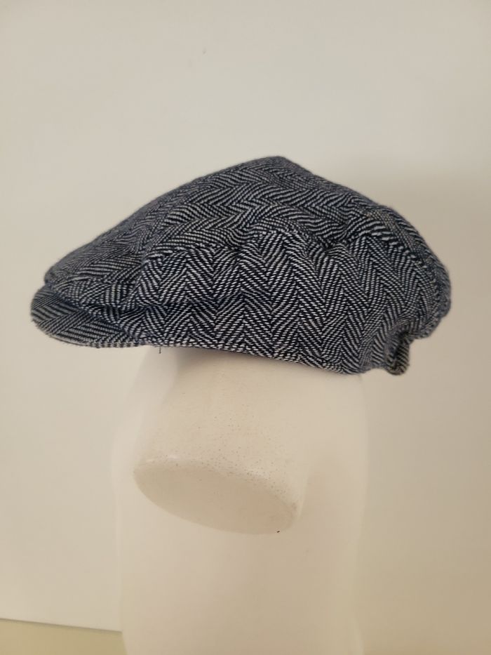 Béret rayé bleu et blanc - photo numéro 3