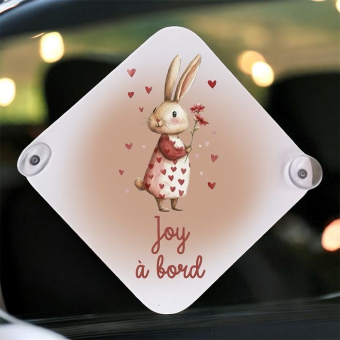 Pancarte de voiture « Bébé à bord » personnalisé - photo numéro 6