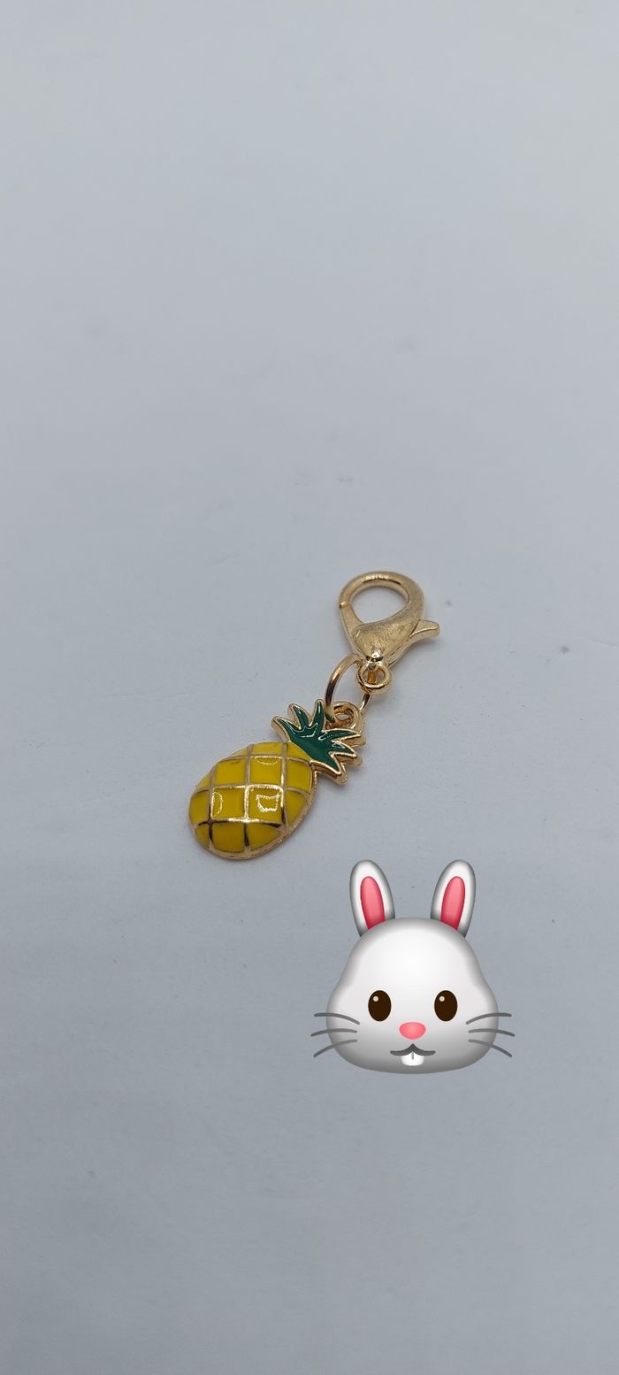 Lot de 10 Charms fruit  avec attache