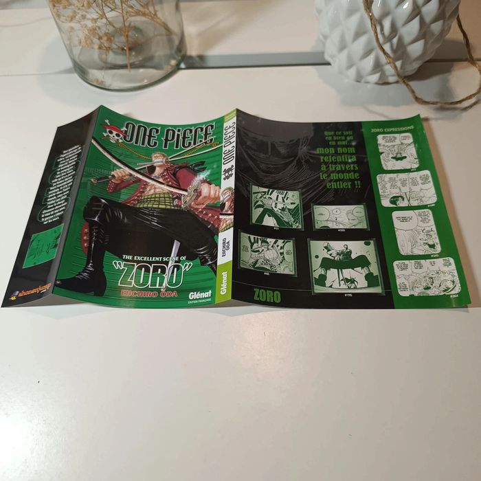 Jaquette one piece log Zoro