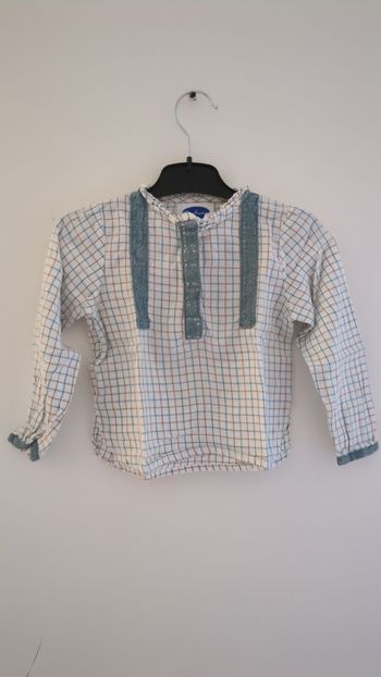 Chemise à carreaux Patricia Mendiluce 2 ans