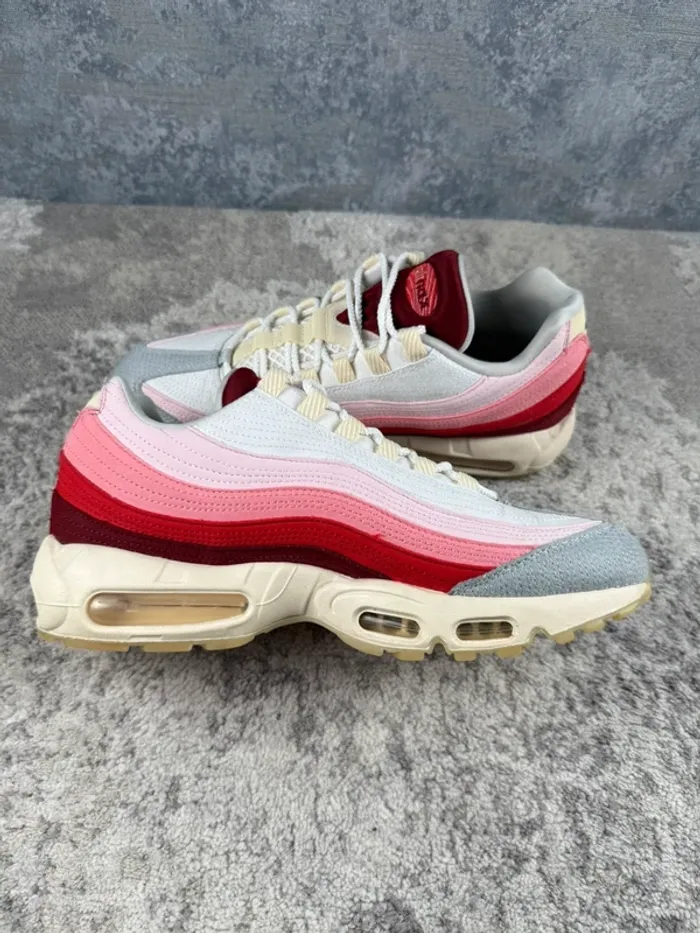 Nike Air Max 95 QS Anatomy Of Air GID - White & Pink & Red - photo numéro 6
