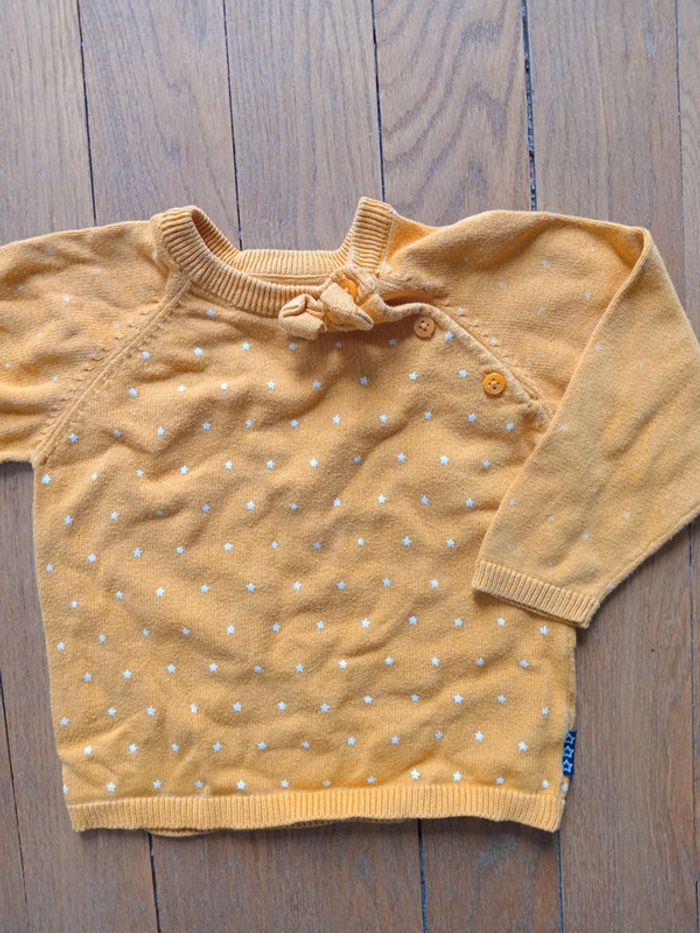 Pull fille 18 mois Mes Petits cailloux coton - photo numéro 2