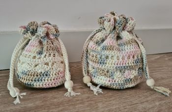 Bourse/porte monnaie au crochet