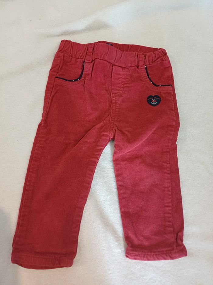 Pantalon velours 9 mois