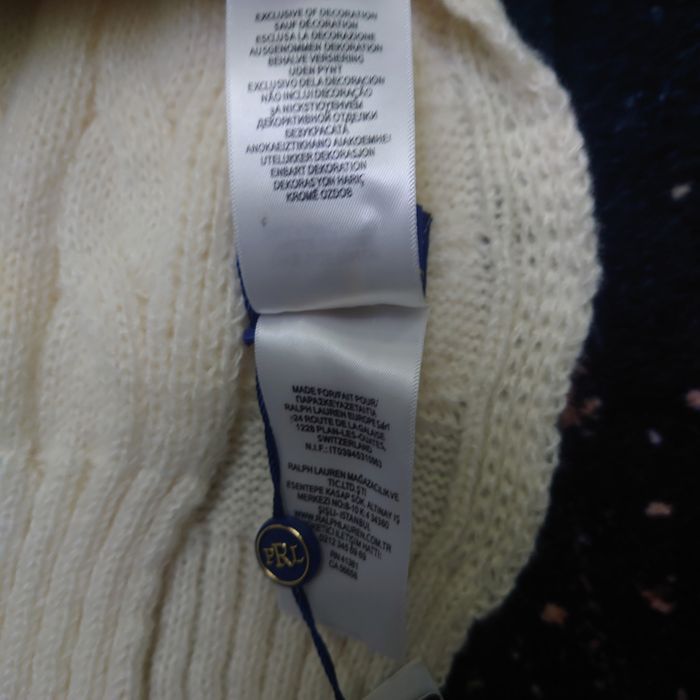 Écharpe Polo Ralph Lauren Blanc, unisexe - photo numéro 3