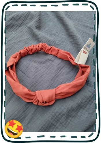 Bandeau femme couleur terracotta, neuf, Monoprix