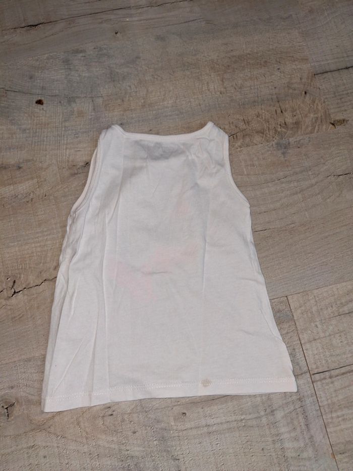 Tee shirt manche courte débardeur fille 18 mois - photo numéro 3