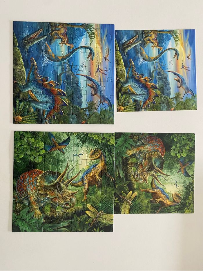 Lot puzzles Dinosaures - photo numéro 3
