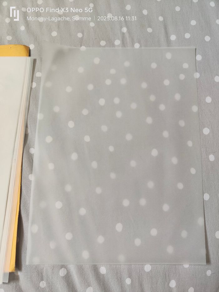 9 feuilles de papier calque 24x32cm 70g/M2  canson - photo numéro 2