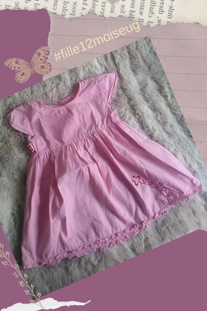 Robe été avec un papillon 🦋 12 mois