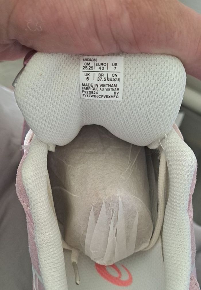 Asics Gel Nyc Cream Water Pink/Rose T40 - photo numéro 6