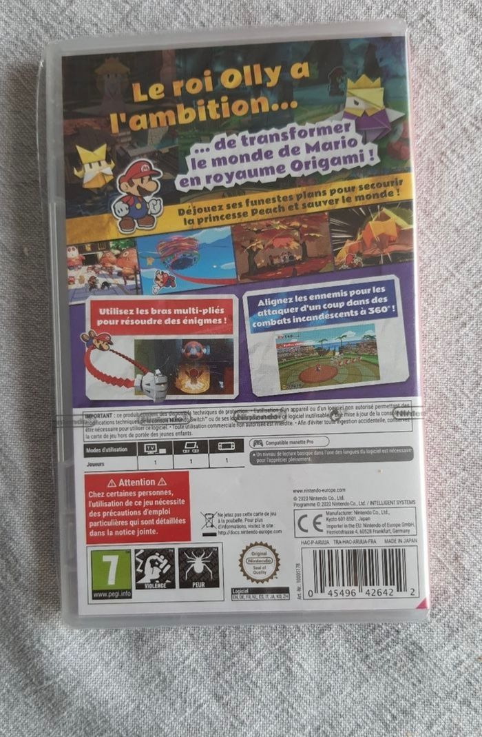 Jeu Nintendo switch paper Mario the origami king - photo numéro 2