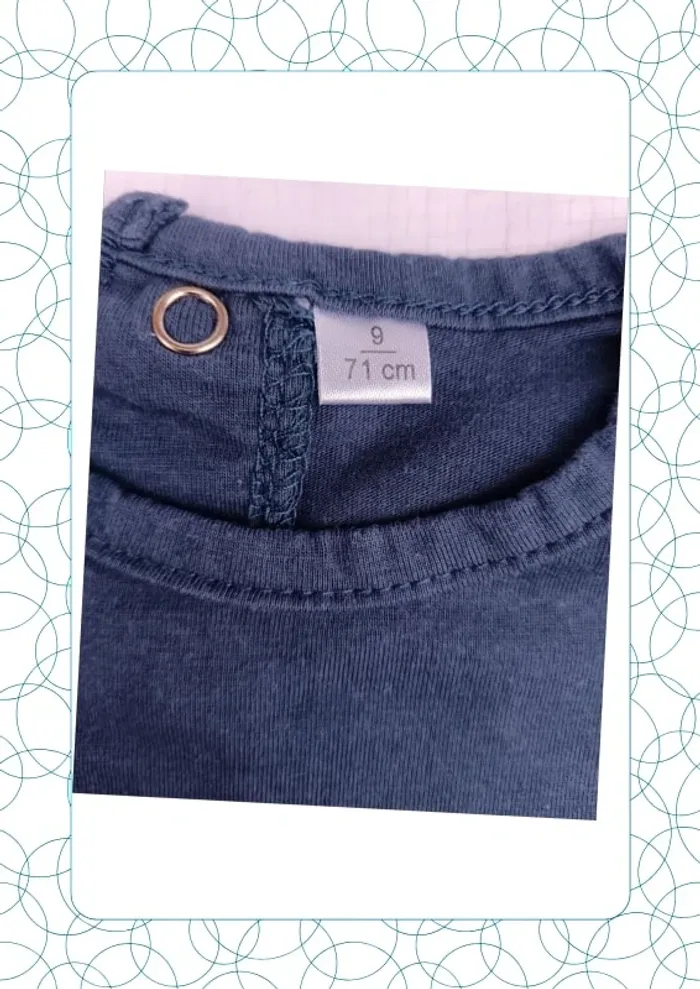 Tee shirt sans manche 9 mois - photo numéro 3